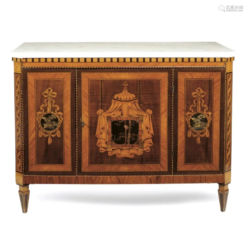 Different woods sideboard France, 19th century