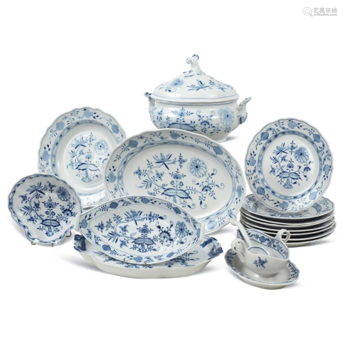 Meissen, porcelain table set (20) Germany, 20th century