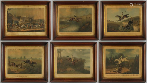Group of English Sporting Prints