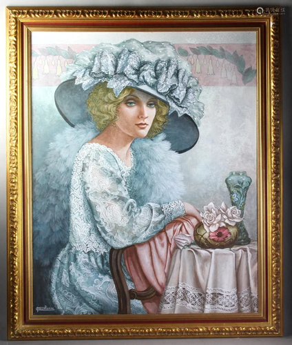 Franco Rosso, Cosi Celeste, Oil on Canvas