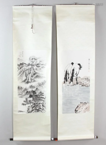 Chinese Woodblocks Xu Beihong, Qing Yun