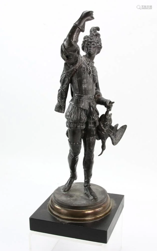 19thC French Metal Figural Sculpture