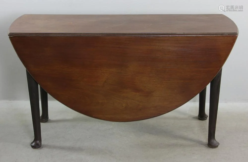 George II 18thC Mahogany Drop Leaf Table