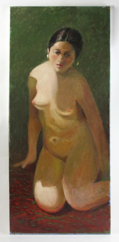 Castellanet, Nude, Oil on Canvas