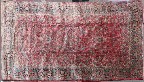 Antique Persian Sarouk Rug