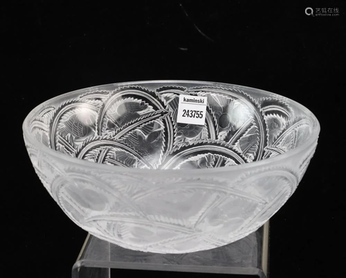 Lalique Crystal Bowl