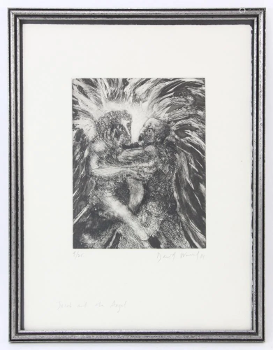 David Wurtzel, Jacob and the Angel, Print