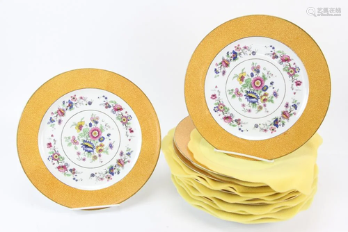 Set of Twelve Limoges Porcelain Plates