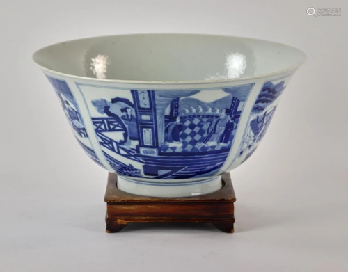 18th/19thC Chinese Blue and White Bowl