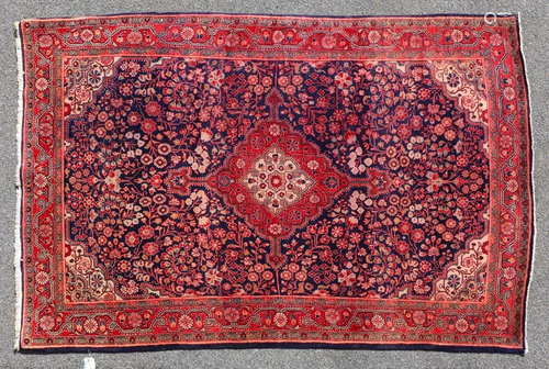 Semi Antique Persian Sarouk Ferrahan Rug