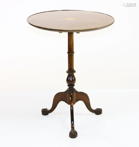 Mahogany Tilt Top Table