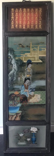 Chinese Reverse Painting on Glass