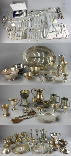 Assorted Silver and Silverplate Items