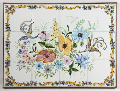 Ceramic Tile Wall Plaque