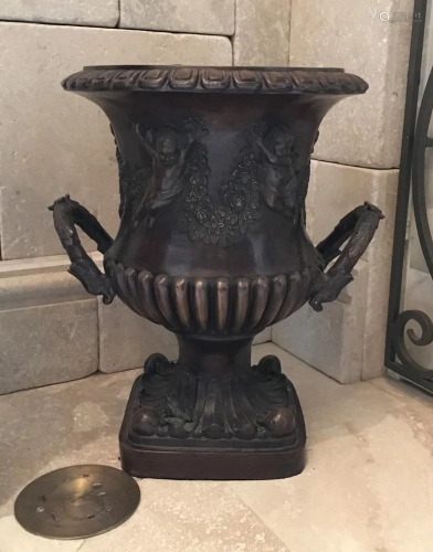 Bronze Classical Urn