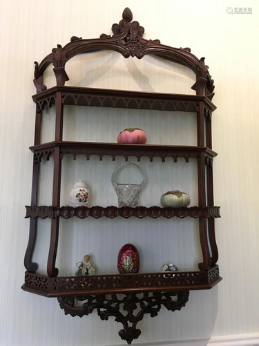 Carved Wall Shelf