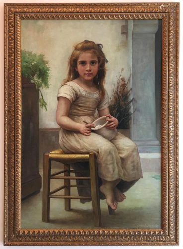 19thC Style, Seated Italian Girl