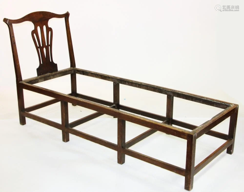 Mid 18thC Rhode Island Chippendale Chaise Lounge