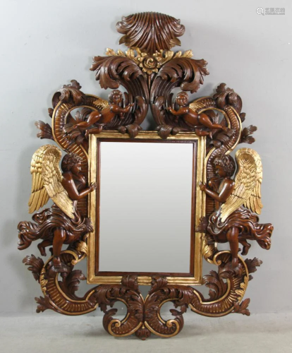 19thC Style Italian Rococo Mirror
