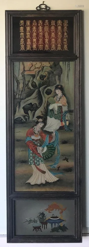 Chinese Reverse Painting on Glass