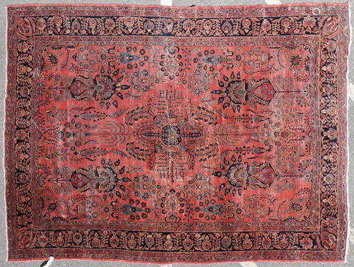 Antique Persian Sarouk Rug