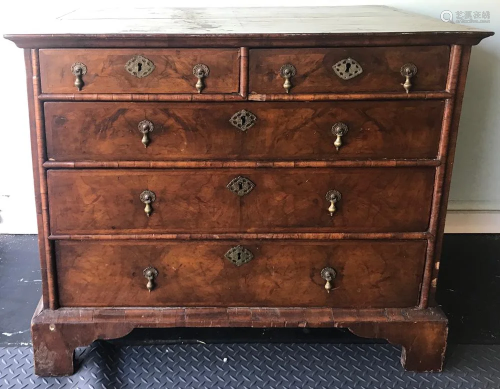 Early 18thC English William and Mary Chest