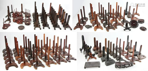 Chinese Wooden Plate Stands