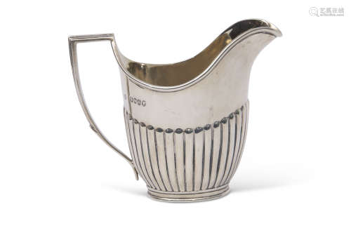 Cream jug, London 1885, maker's mark Walter & John Barnard, weight 166g