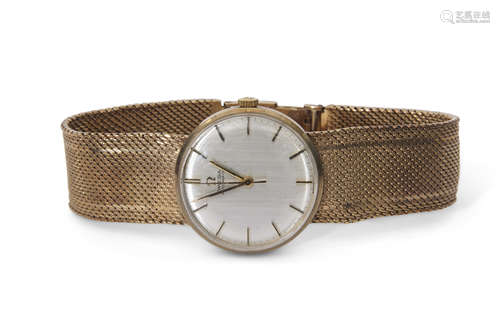 Gent's third quarter of the 20th century hallmarked 9ct gold cased automatic Omega wrist watch