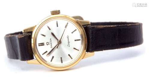 Late 20th century Swiss centre seconds watch, Omega, 