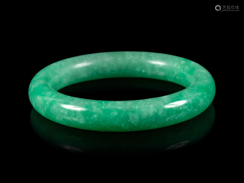 A Chinese Hardstone Bangle Diameter 2 7/8 inches.