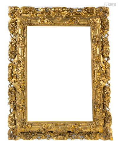 A Continental Giltwood Frame Height 40 x width 30 …