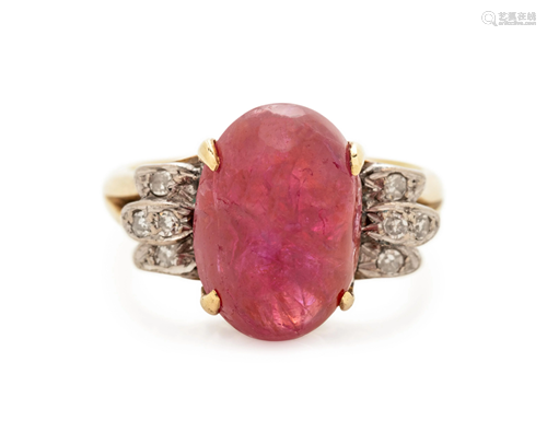 RUBY AND DIAMOND RING