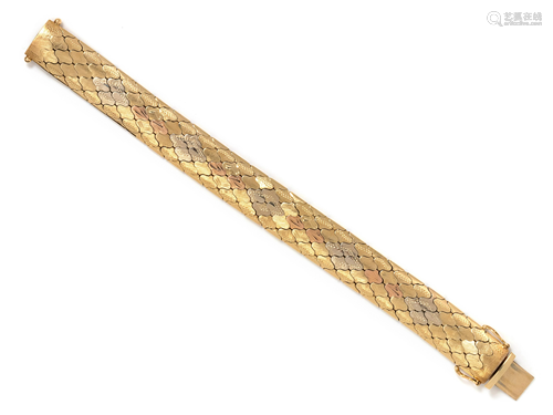 TRICOLOR GOLD BRACELET