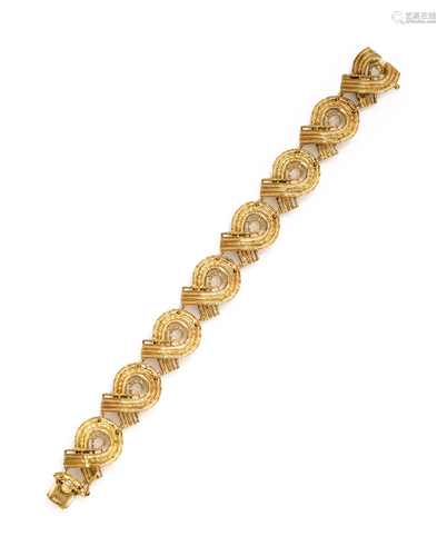 LALAOUNIS, YELLOW GOLD BRACELET