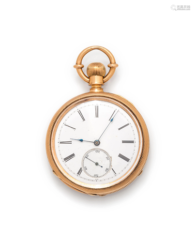 18K YELLOW GOLD POCKET WATCH