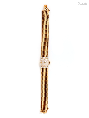 GIRARD-PERREGAUX, YELLOW GOLD AND DIAMO…