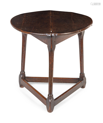 A George III Oak Cricket Table