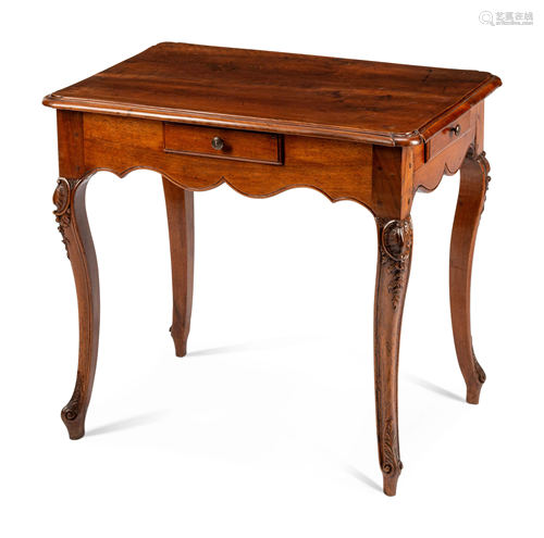 A French Provincial Walnut Side Table