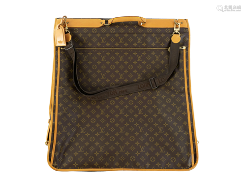 A Louis Vuitton Leather Garment Bag