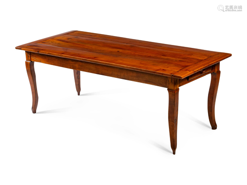 A French Provincial Fruitwood Farm Table