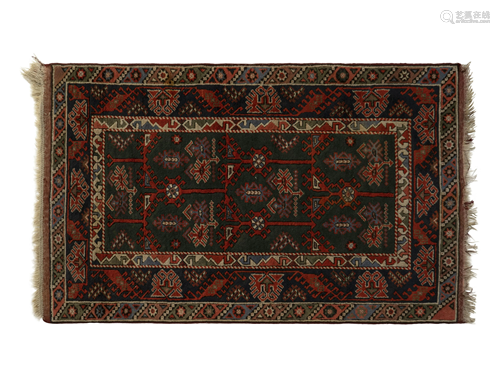 A Caucasian Wool Rug 6 feet 3 1/2 inches x 3 feet 0