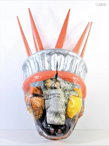 Liberty George Dukov Paper Mache Mask