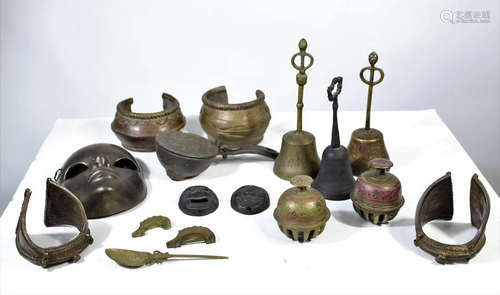 Group of Middle Eastern Brass Pieces