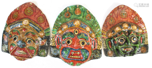 (3) Nepalese Masks