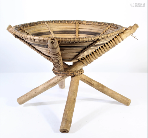 Large African Woven Colander
