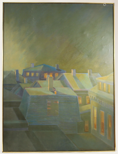 Teal Mckibben (American 1928- ) Oil on Canvas