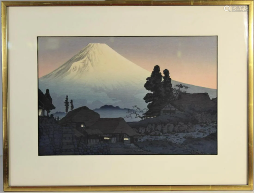 Shotei Takahashi (Japan 1871-1945) Woodbloc…