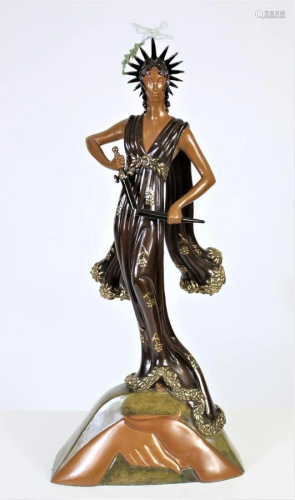 Erte (1892 - 1990) Russian, Bronze 