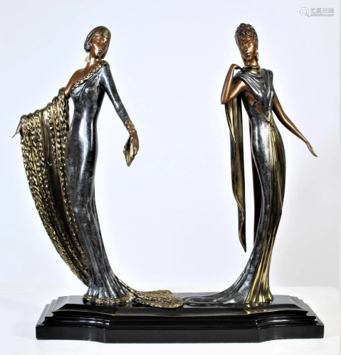 Erte (1892-1990) Bronze Sculpture, 